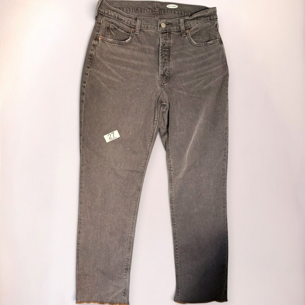 Old Navy Women’s Gray Straight Leg Jeans – Size 8